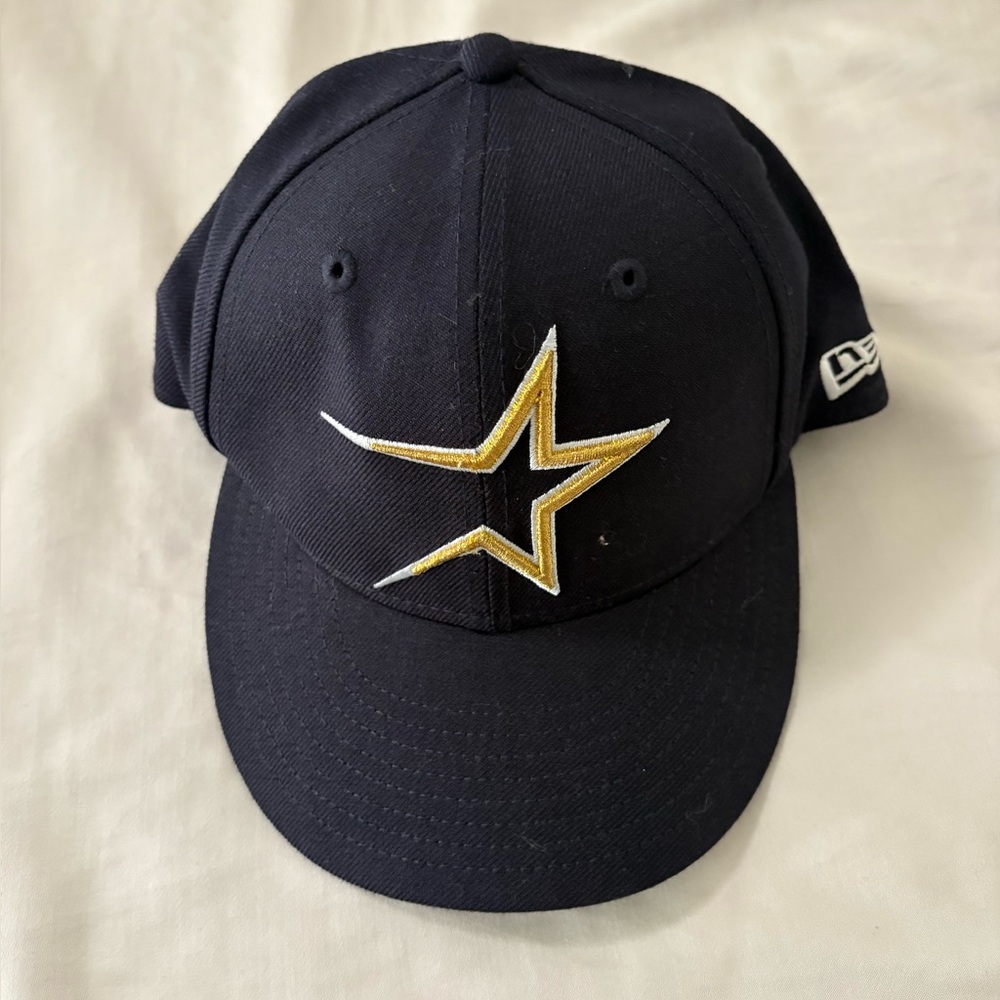 Houston Astros fitted hat 7 1/8 New Era Cooperstown Collection Cap